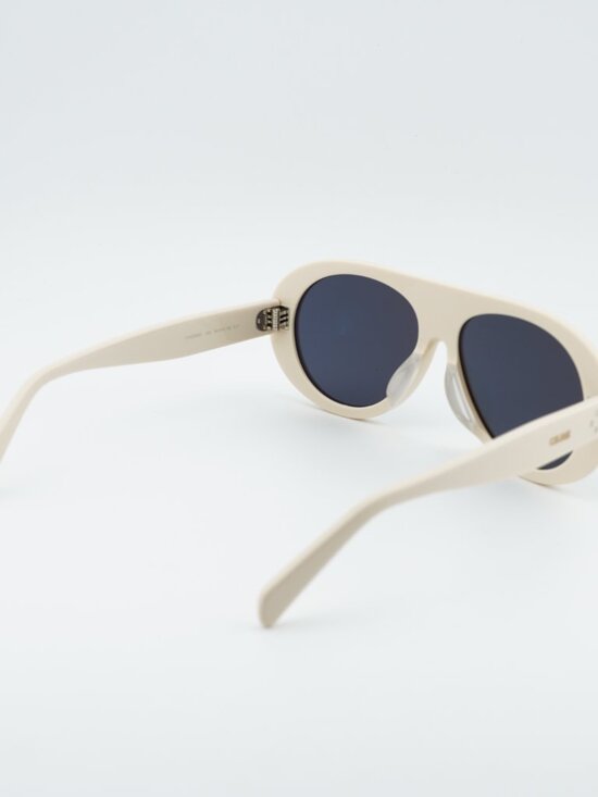 Celine CL40300U APRES SKI CAPSULE 25C Sunglasses Ivory Aviator Frame main image 7